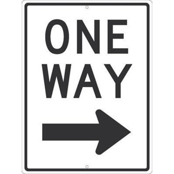 Nmc One Way With Right Arrow Graphic Sign, TM511K TM511K
